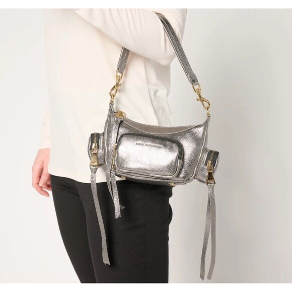 Aimee Kestenberg Leather Away We Go Mini Crossbody - Black - Picture 3 of 5